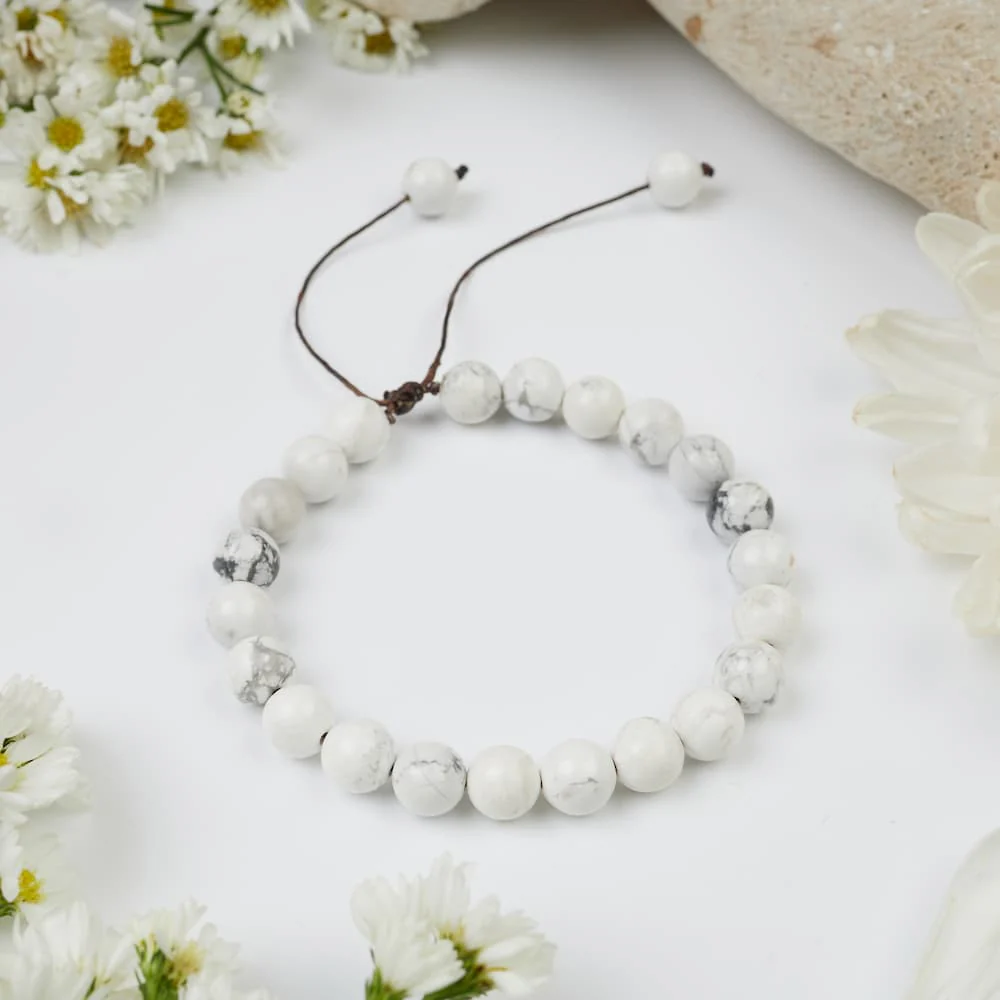 Bracelet Howlite : calme & discernement - Image 3