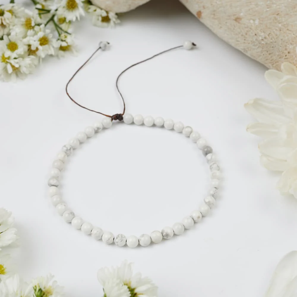 Bracelet Howlite : calme & discernement - Image 4