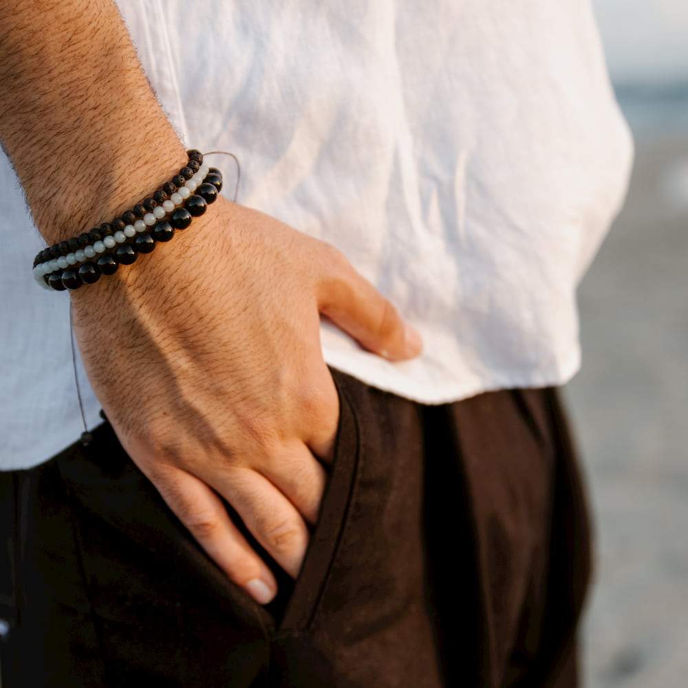 Bracelet Onyx : force & protection - Image 6