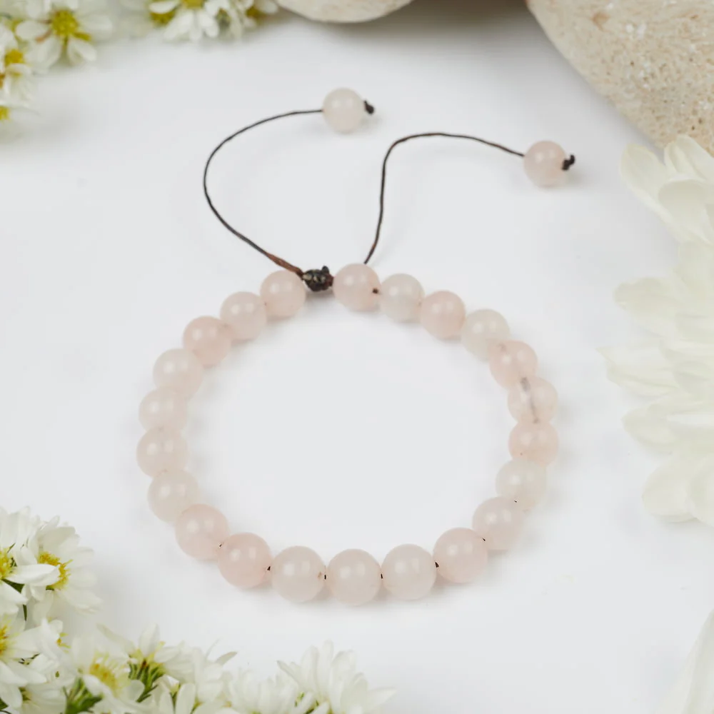 Bracelet Quartz Rose : douceur & amour de soi - Image 3