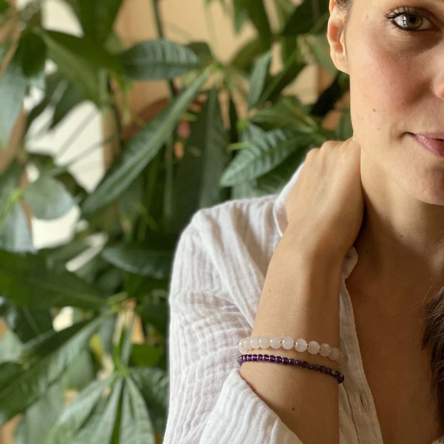 Bracelet Quartz Rose : douceur & amour de soi - Image 7